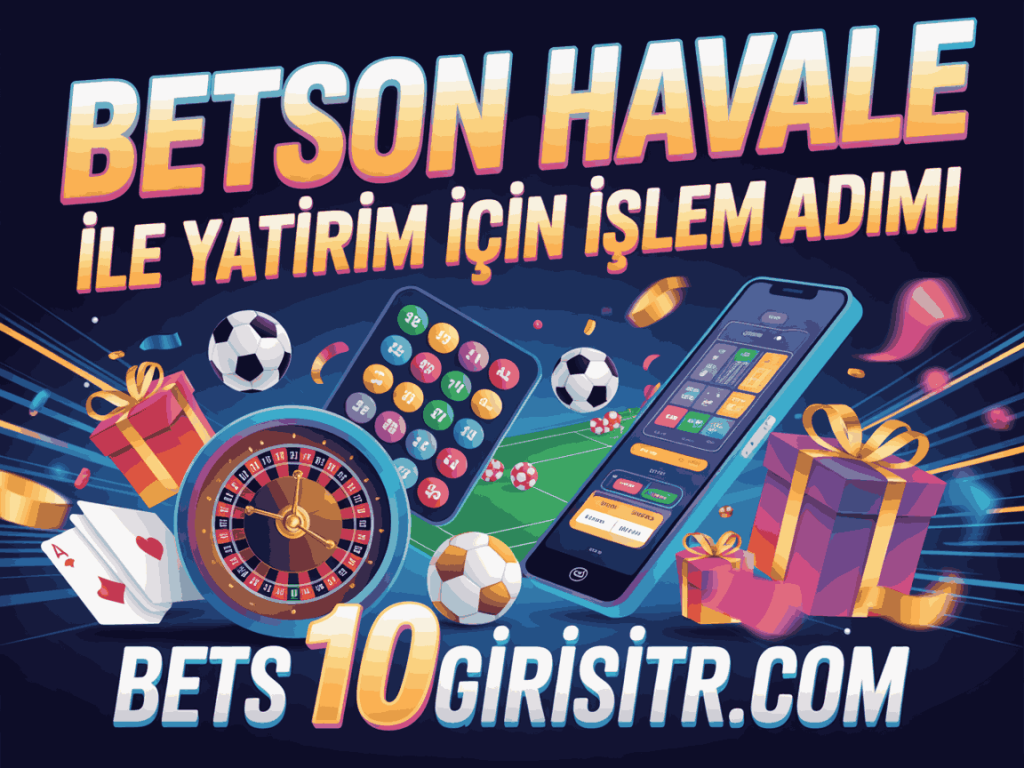 betson havale ile yatirim icin islem adimi